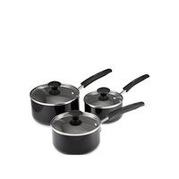 selling 3 piece aluminium saucepan set with lids 5f05b52b10392