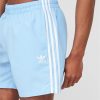 selling 3 stripe swim shorts blue 5f018871577de