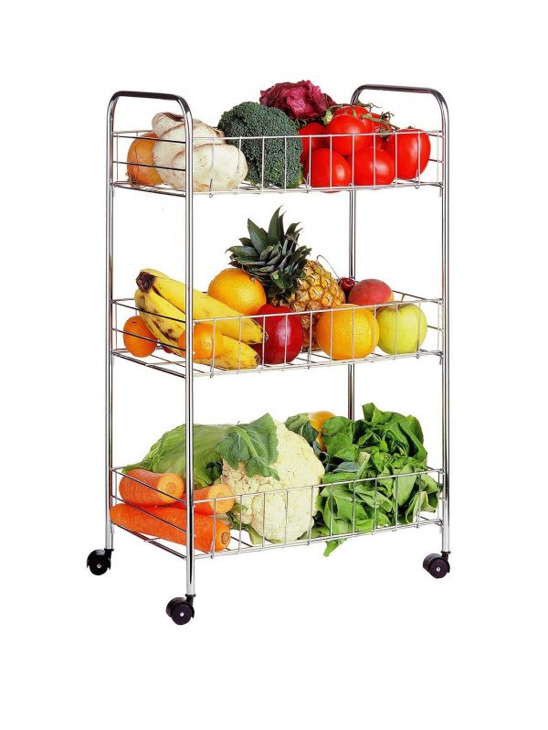 selling 3 tier food storage cart 5f04313668880