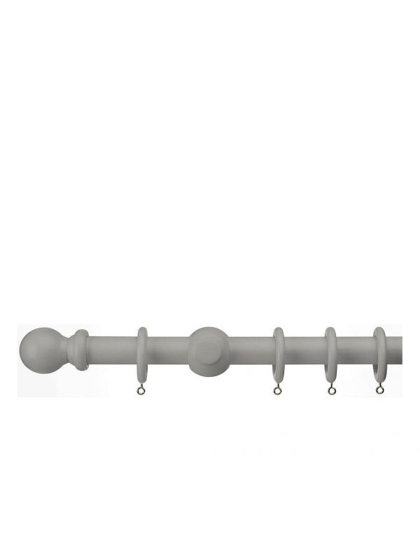 selling 35 mm ball finial wooden curtain pole 5f019445e6b59