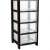 selling 4 drawer black storage tower 5f003f5a69525