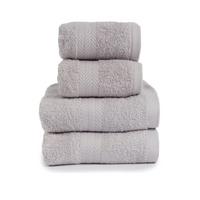 selling 4 piece 100 cotton 450 gsm quick dry towel bale light grey 5efeeccd7d4cd