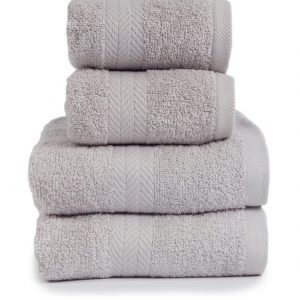 selling 4 piece 100 cotton 450 gsm quick dry towel bale light grey 5efeecd1157a1