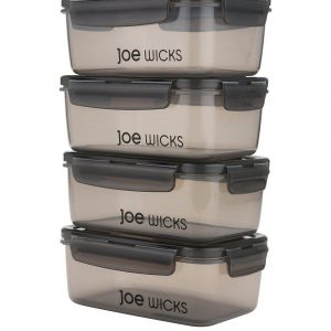 selling 4 piece rectangular container set grey 5f043192531d9