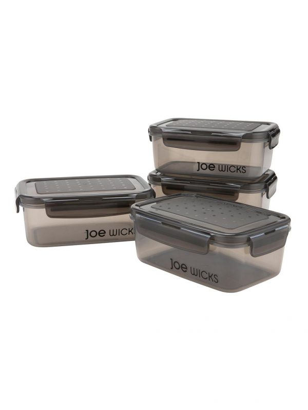 selling 4 piece rectangular container set grey 5f04319409651