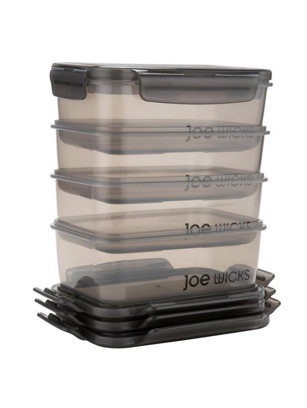 selling 4 piece rectangular container set grey 5f04319671210