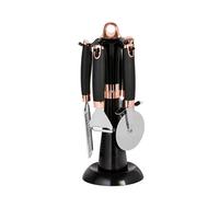 selling 4 piece stainless steel kitchen gadget set rose gold and black 5f05b579cecf4