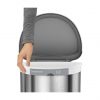 selling 45 litre single compartment semi round sensor bin brushed stainless steel 5f043184a4e90