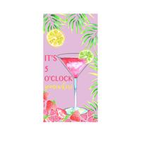 selling 5 oclock somewhere cotton velour beach towel 5efeec4da060d