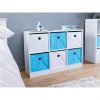 selling 6 cube storage unit blue white 5f041247ae5c0