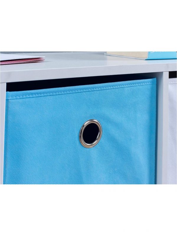 selling 6 cube storage unit blue white 5f04124864562