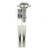 selling 9ct gold 1 75ct equivalent total cushion cut ring set 5efc648598b13
