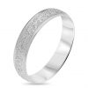 selling 9ct white gold diamond cut sparkle 4mm d shape wedding band 5efc648f8f6f9