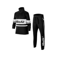selling air sportswear older boys tracksuit black white 5efee5b74ff12