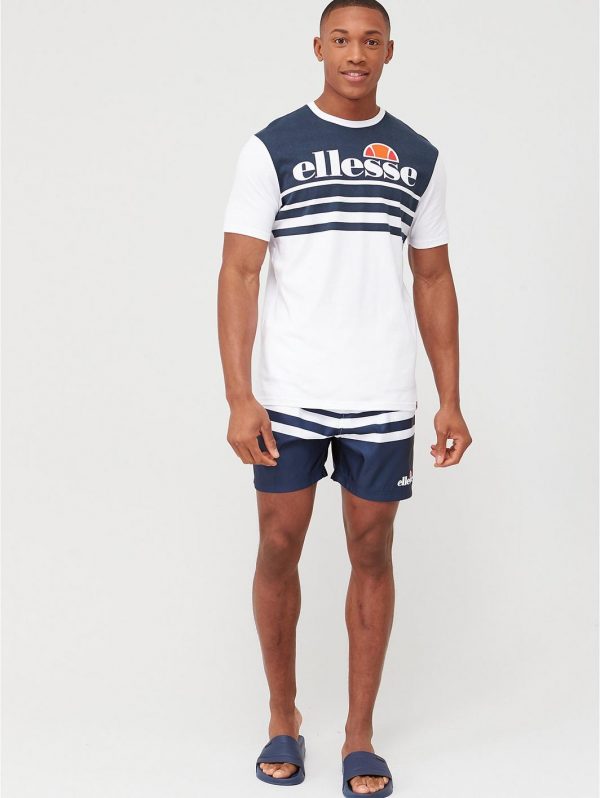 selling alfonso swim shorts white navy 5f042ad96211d