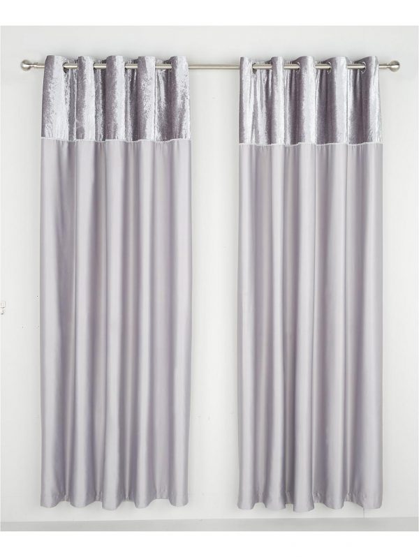 selling amelie crushed velvet lined eyelet curtains 5f01935b44451