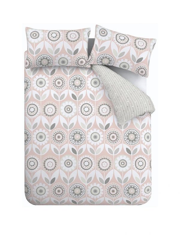 selling annika retro bloom duvet cover set blush pink 5efeef6628559