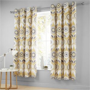 selling annika retro bloom eyelet curtains 5f019380c6cc1
