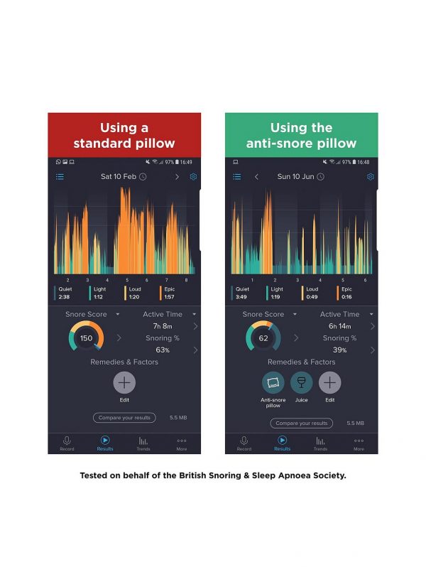 selling anti snore pillow 5efef2209c2d5