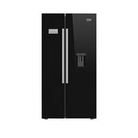 selling asd241b american style fridge freezer with non plumbed water dispenser black doorstep delivery only 5f0577e757b28