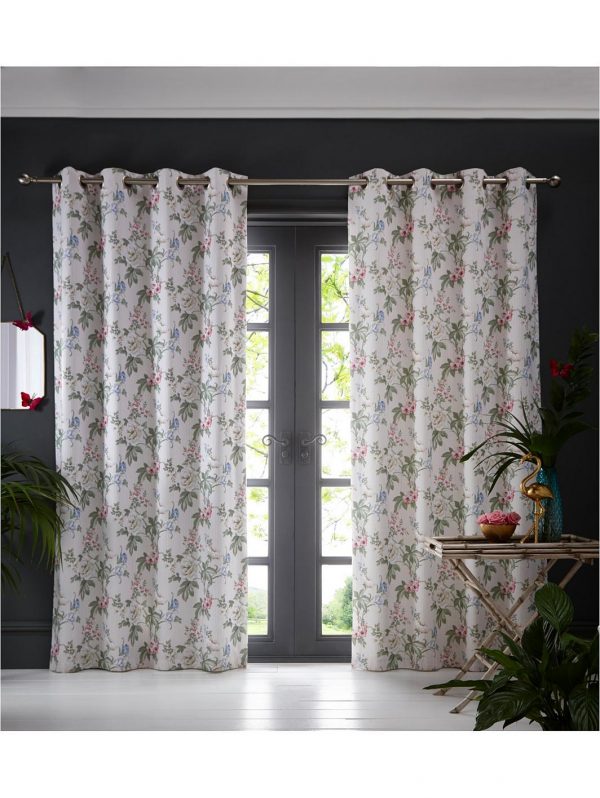 selling bailey eyelet curtains pink 5f019835d3887