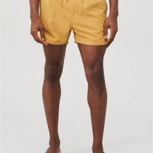 selling basic swim shorts mustard 5f042a926b79a