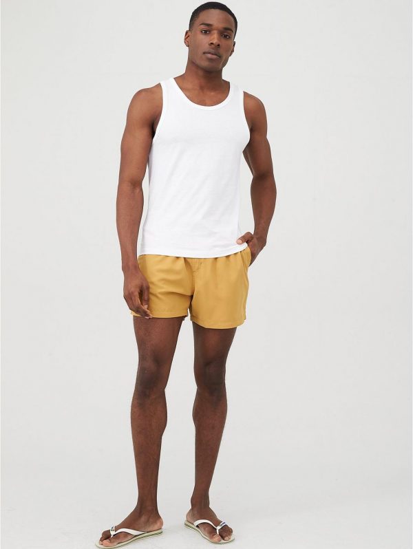 selling basic swim shorts mustard 5f042a93c705a