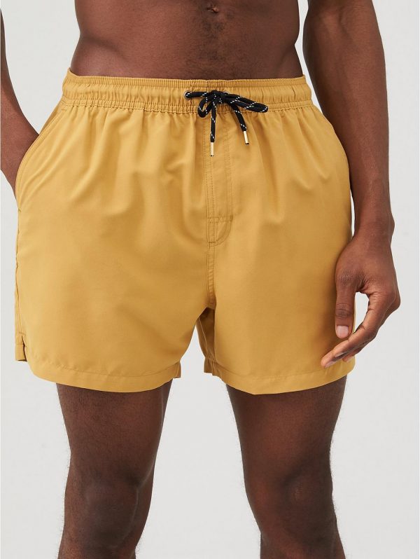 selling basic swim shorts mustard 5f042a946e0b4