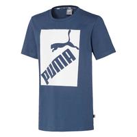 selling big logo t shirt blue 5efee757f3a79