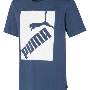 selling big logo t shirt blue 5efee7596916d
