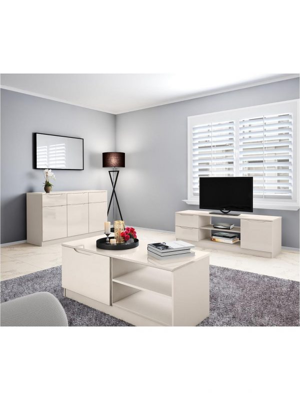 selling bilbao ready assembled 2 door high gloss corner tv unit cashmere fits up to 46 inch tv 5f1c0b404a140