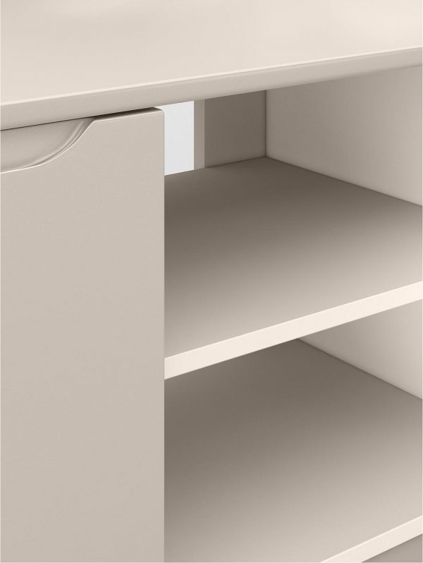selling bilbao ready assembled 2 door high gloss corner tv unit cashmere fits up to 46 inch tv 5f1c0b432b4bb