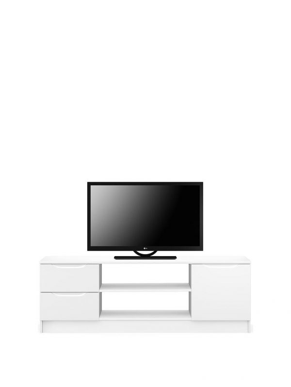 selling bilbao ready assembled high gloss large tv unit white fits up to 65 inch tv 5efd7fdea716e