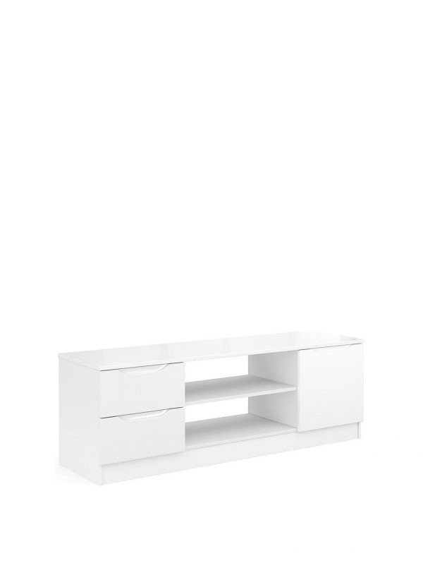 selling bilbao ready assembled high gloss large tv unit white fits up to 65 inch tv 5efd7fe01f979