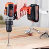 selling black decker 18v lithium ion combi hammer drill with 2 batteries 165 accessories with kitbox 5f057be58c756