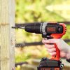 selling black decker 18v lithium ion combi hammer drill with 2 batteries 165 accessories with kitbox 5f057be72fed0