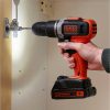 selling black decker 18v lithium ion combi hammer drill with 2 batteries 165 accessories with kitbox 5f057be7ef365