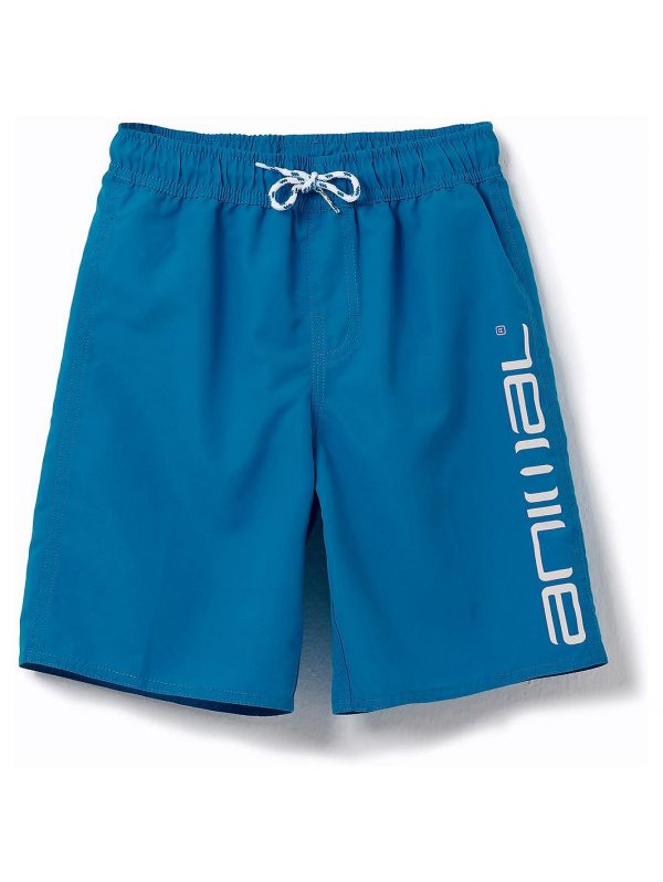 selling boys tannar logo swim shorts blue 5f0188b8be5e9