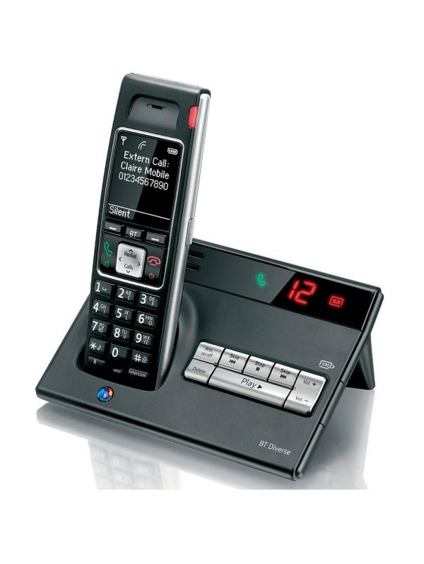 selling bt diverse 7450 plus single dect phone with answer machine black 5efc1d346dd1c