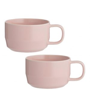 selling cafe concept set of 2 cappuccino mugs pink 5efc573b76c90