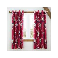 selling canterbury eyelet blackout curtains raspberry 5f0193d324fff