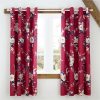 selling canterbury eyelet blackout curtains raspberry 5f0193d9cf02d