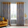 selling canterbury lined eyelet curtains ochre 5f019981eec5c