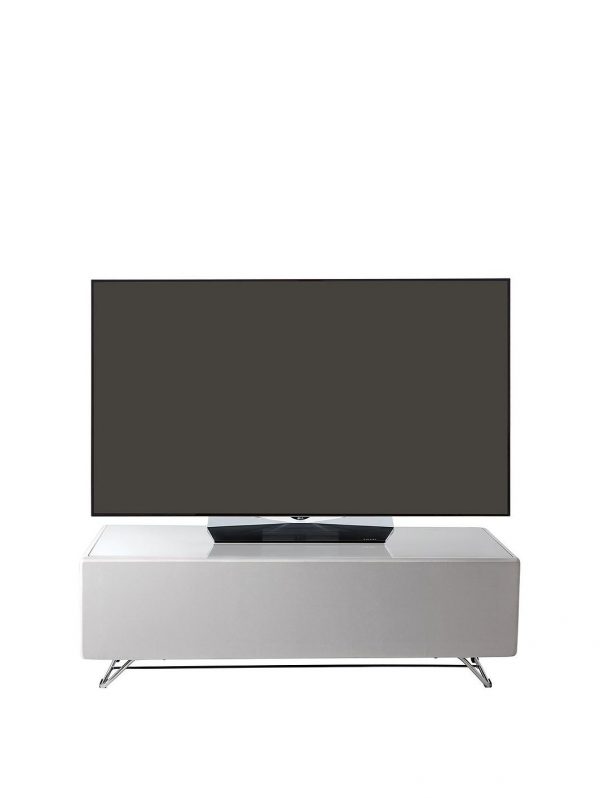 selling chromium 120 cm concept tv stand white fits up to 60 inch tv 5f1c0b0961002