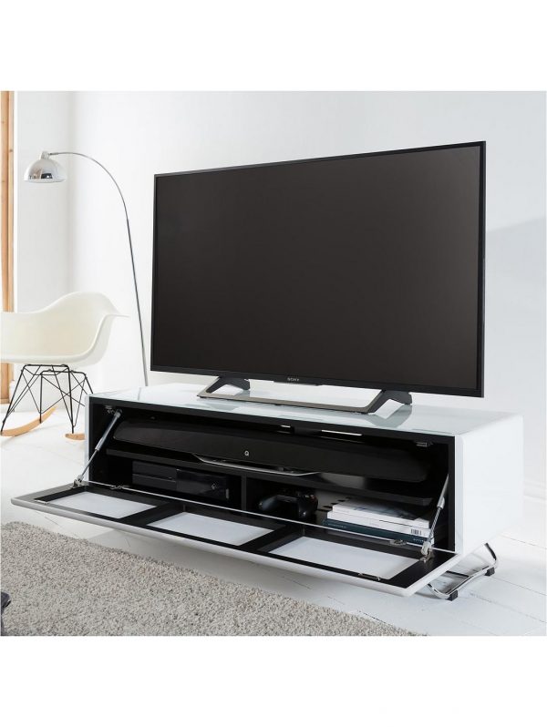 selling chromium 120 cm concept tv stand white fits up to 60 inch tv 5f1c0b0d031d8