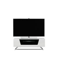 selling chromium tv stand fits up to 46 inch tv white 5efd7fb3bc1e2