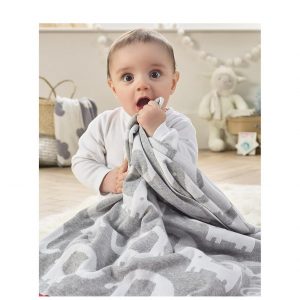 selling clair de lune eli the elephant reversible blanket 5efeefba5995f