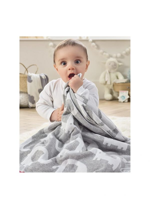 selling clair de lune eli the elephant reversible blanket 5efeefba5995f