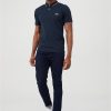 selling classic micro lite tipped polo shirt navy 5efc82a02c9ed