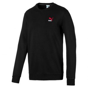 selling classics embossed crew sweat black red 5efee94f53c11